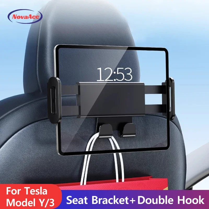 Tablet Accessories For Car - Car Headrest Mount Holder for Tesla