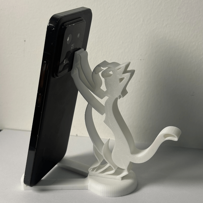 Abstract Hollow Line Cat Phone - Useful Tablet Accessories review and price