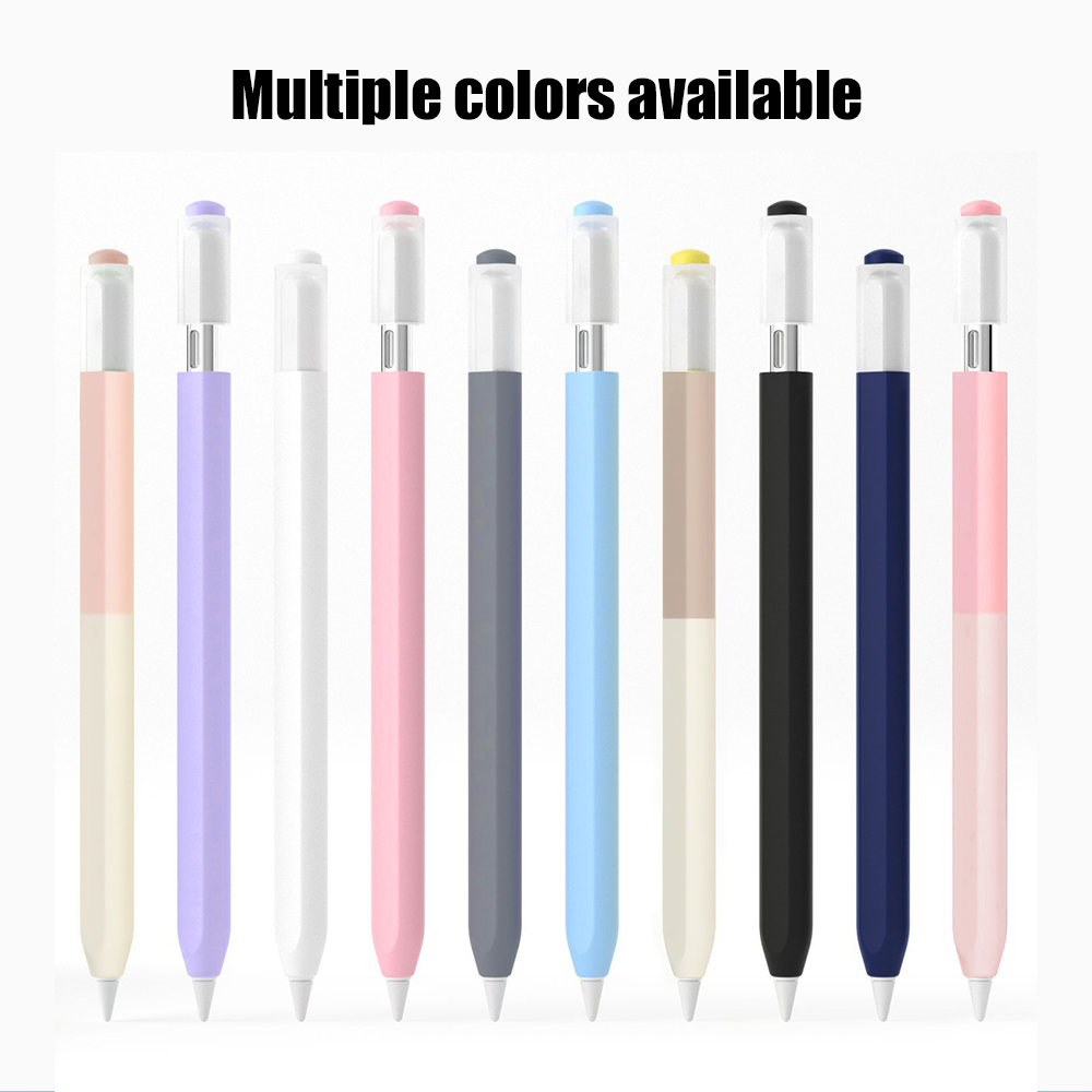 Color Splicing Silicone Pen Ca - Pen Tablet Accessories review and price
