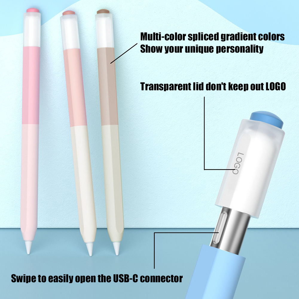 Color Splicing Silicone Pen Ca - Pen Tablet Accessories review and price