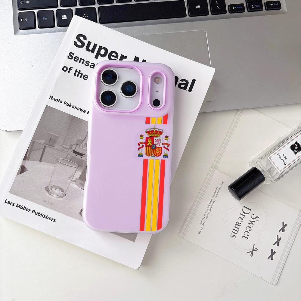 Spain LOGO Espana Red Yellow L - Apple Iphone 16 review and price