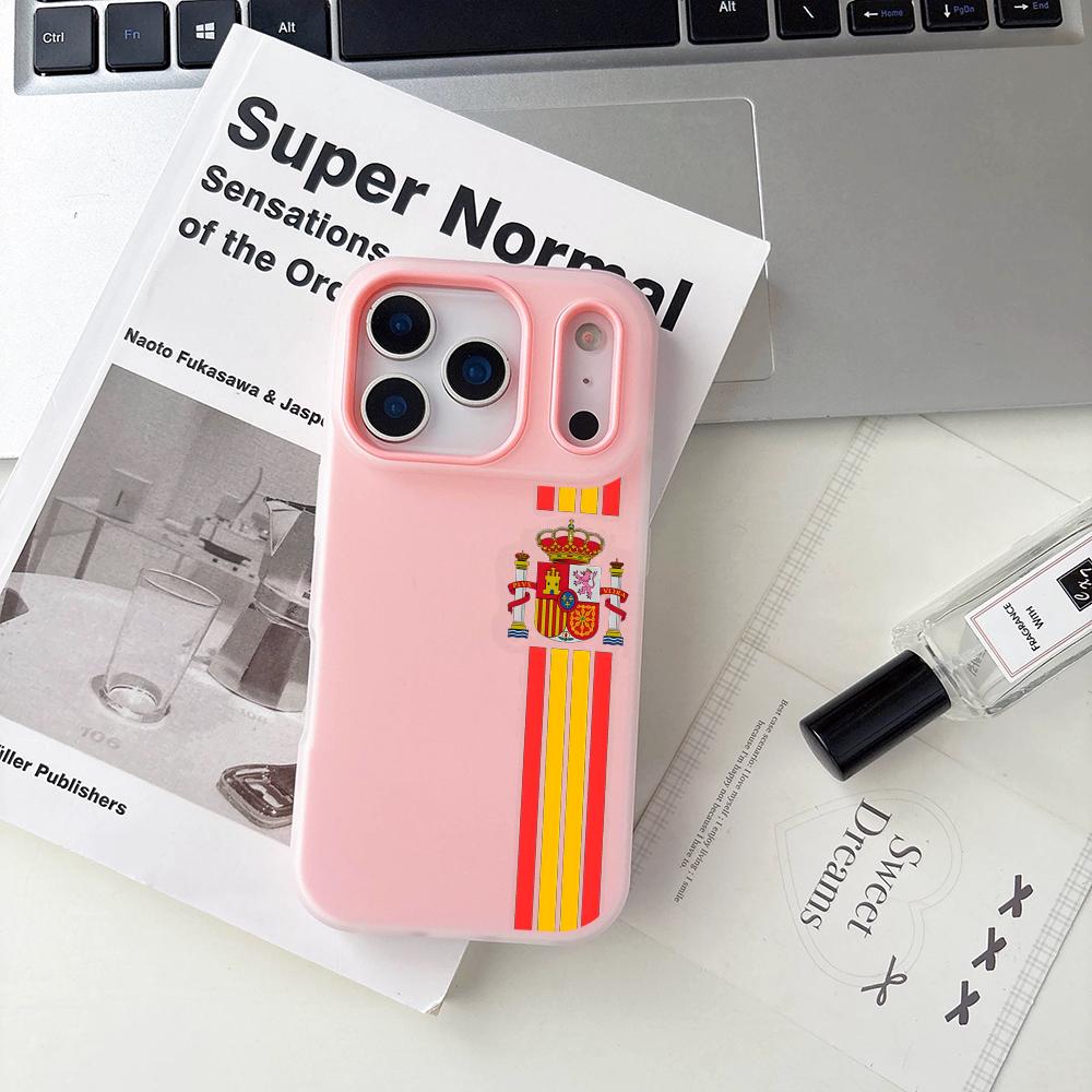 Spain LOGO Espana Red Yellow L - Apple Iphone 16 review and price