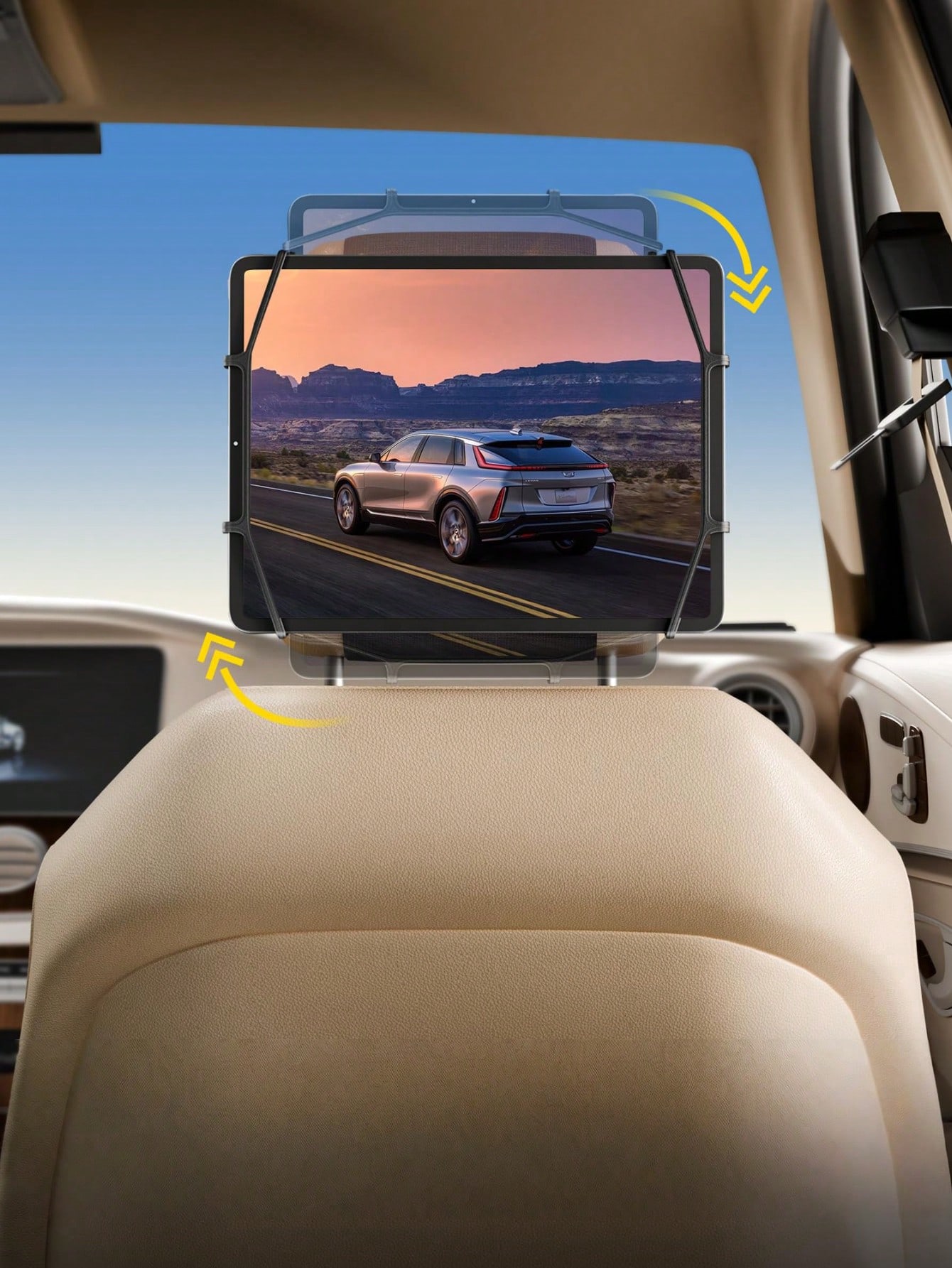 Car Headrest Tablet Holder – 3 - Tablet Ipad Accessories review and price