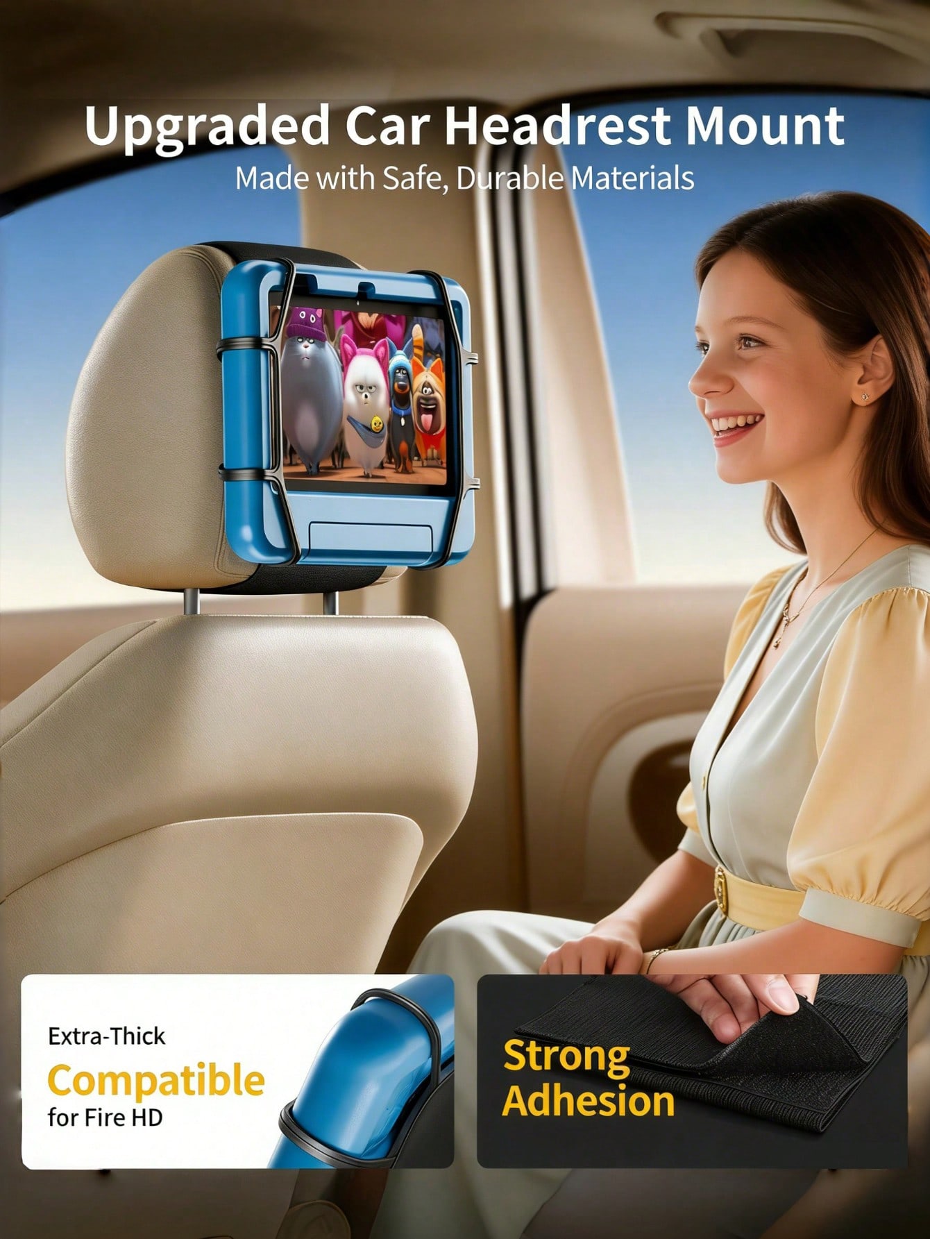 Car Headrest Tablet Holder – 3 - Tablet Ipad Accessories review and price