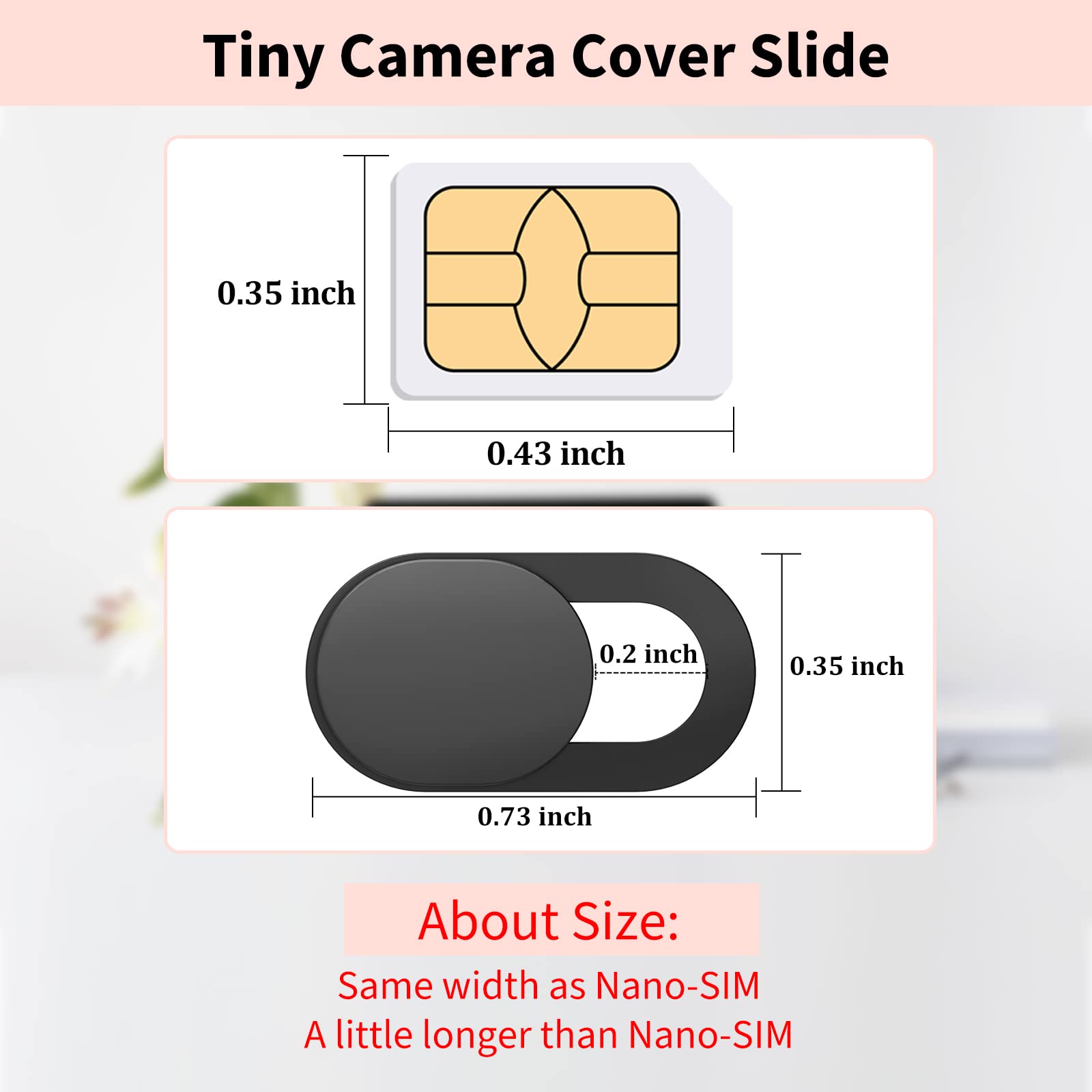 Ultra-Thin Webcam Cover Slide  - Tablet Pc Accessories review and price