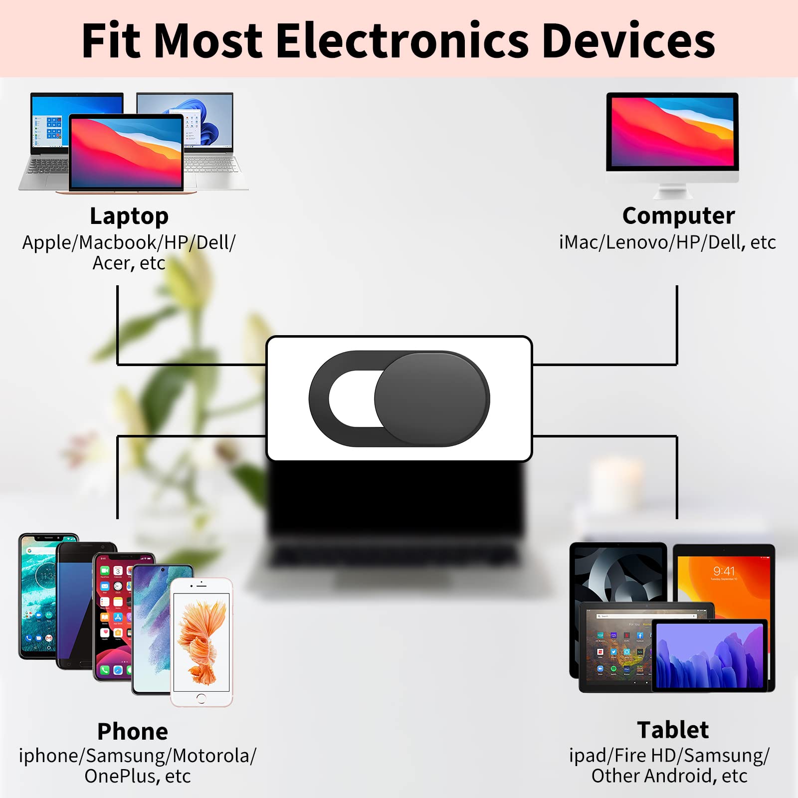 Ultra-Thin Webcam Cover Slide  - Tablet Pc Accessories review and price
