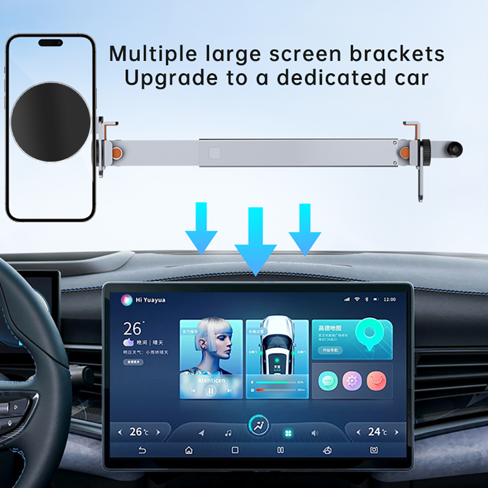 Dual Magsafe Car Screen Phone  - Tesla Tablet Accessories review and price