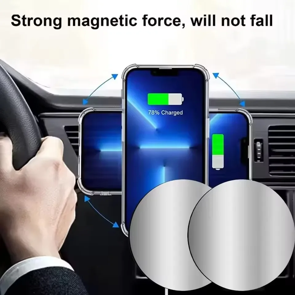 1-5PCS 8CM Magnetic Metal Plat - Useful Tablet Accessories review and price