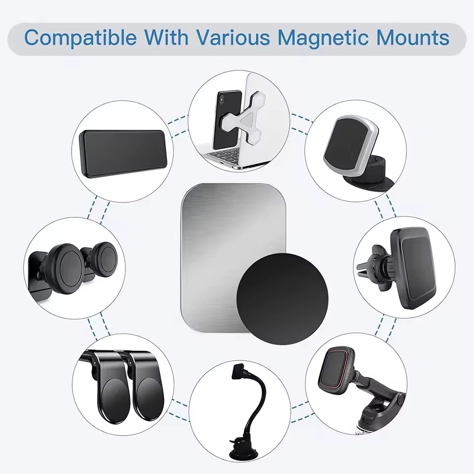 Thin Magnetic Metal Plate For  - Tablet Accessories For Car review and price