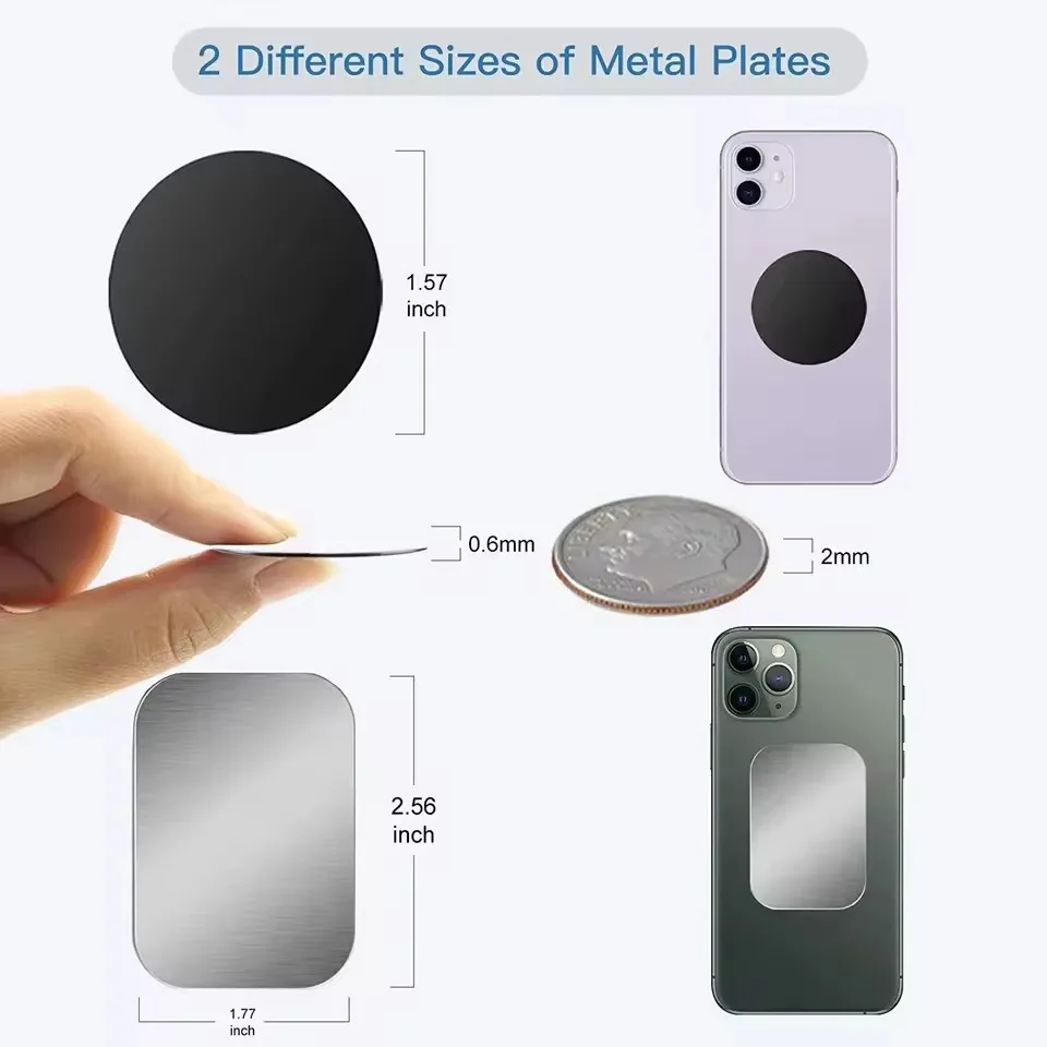 Thin Magnetic Metal Plate For  - Tablet Accessories For Car review and price