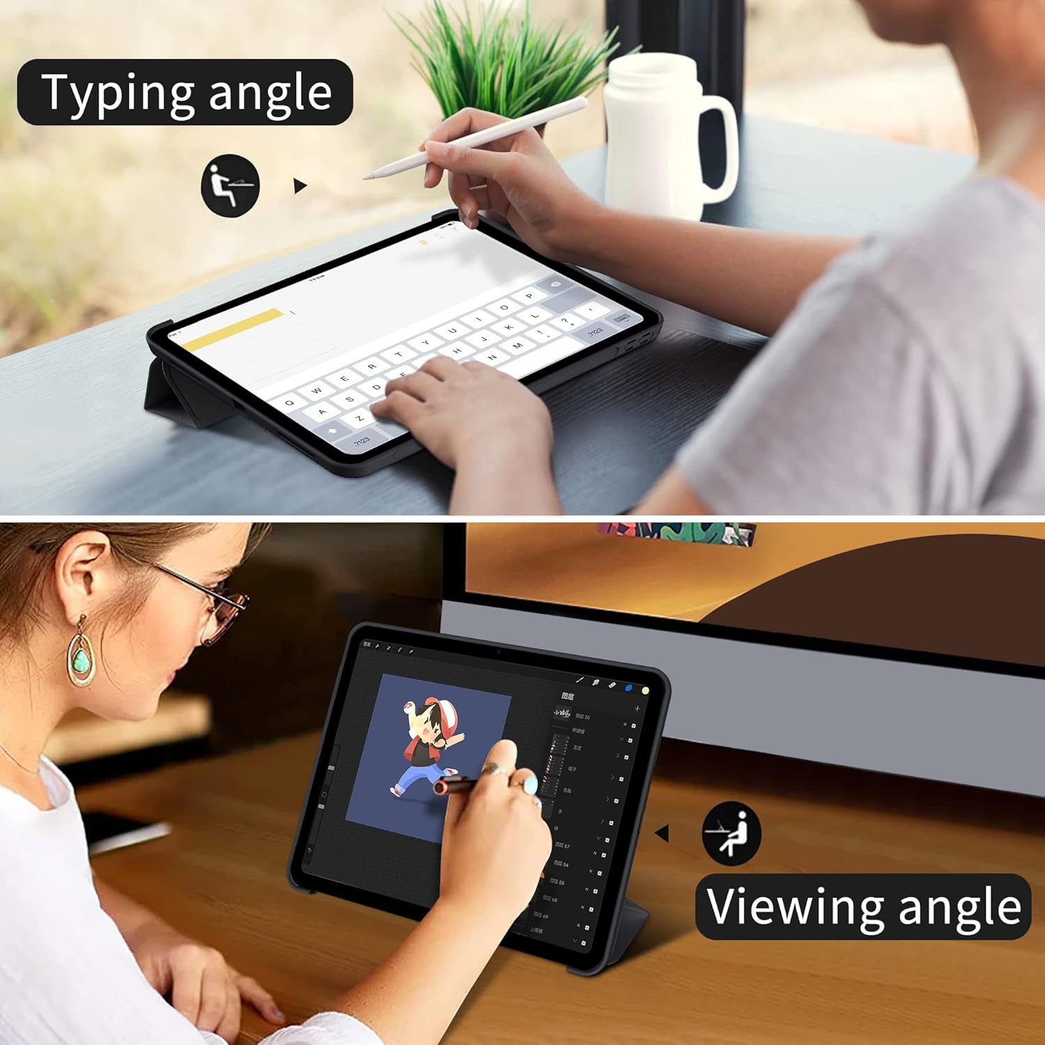 Tri-fold Flip Case For Samsung - Samsung Tablet A9 Accessories review and price