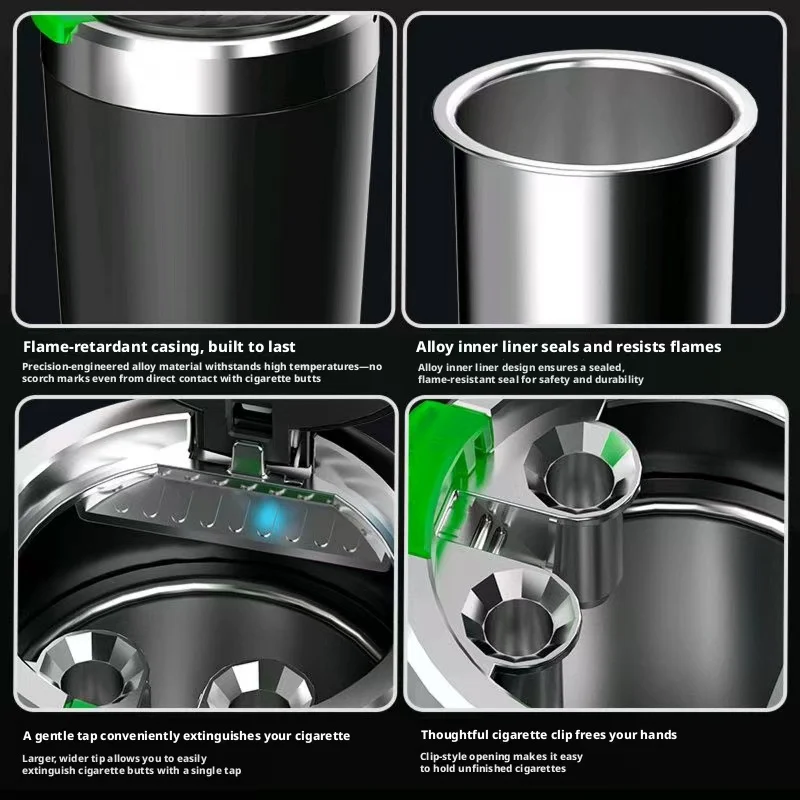 Portable Luminous LED Car Asht - Tablet Accessories For Car review and price