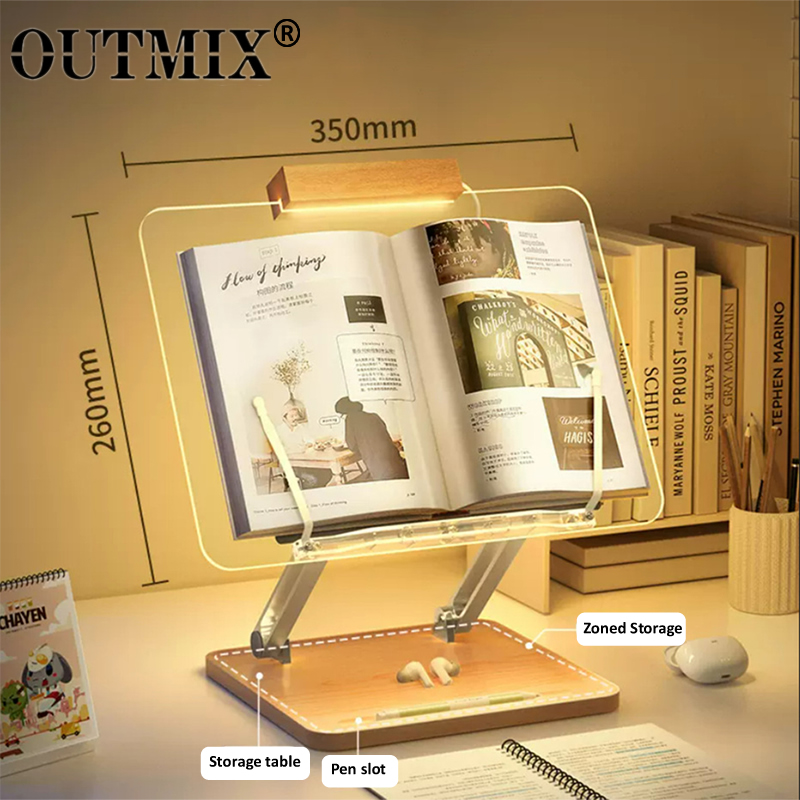 Wooden Reading Stand with Ligh - Useful Tablet Accessories review and price