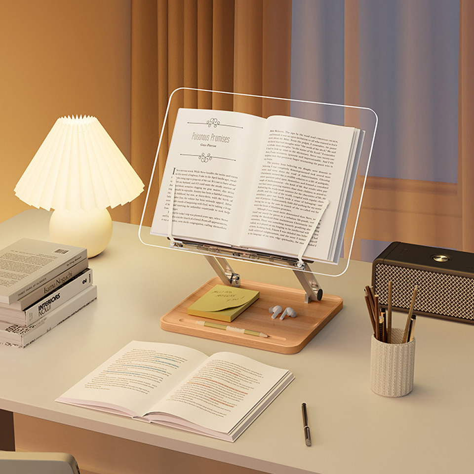 Wooden Reading Stand with Ligh - Useful Tablet Accessories review and price