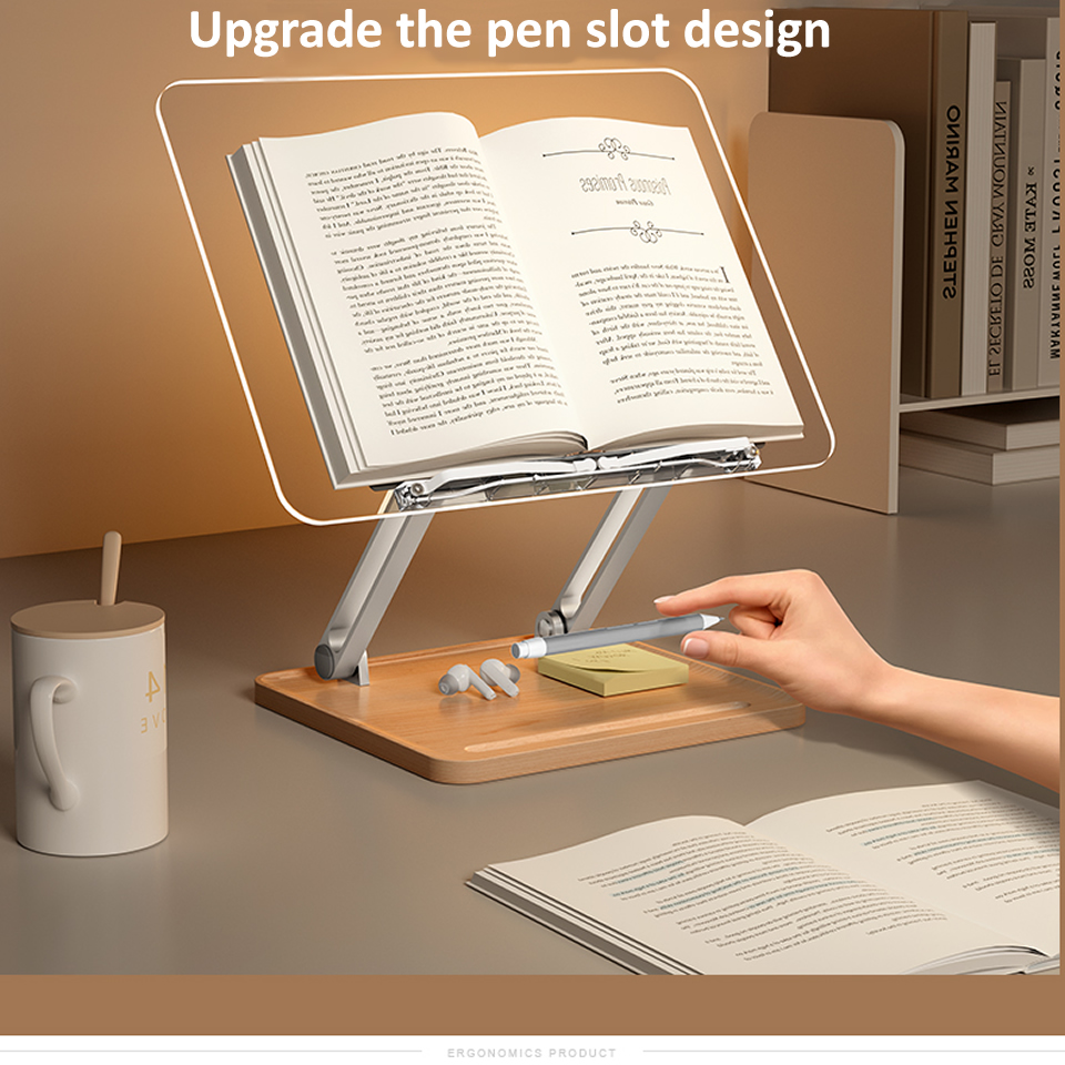 Wooden Reading Stand with Ligh - Useful Tablet Accessories review and price