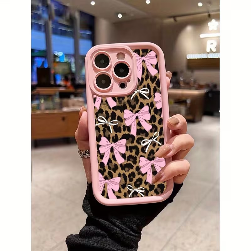 Leopard Print Bow Phone Case F - Apple Iphone 16 review and price