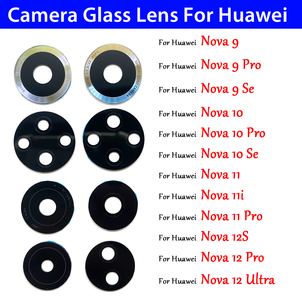 10 PCS Rear Back Camera Glass  - Huawei Nova 12 review and price